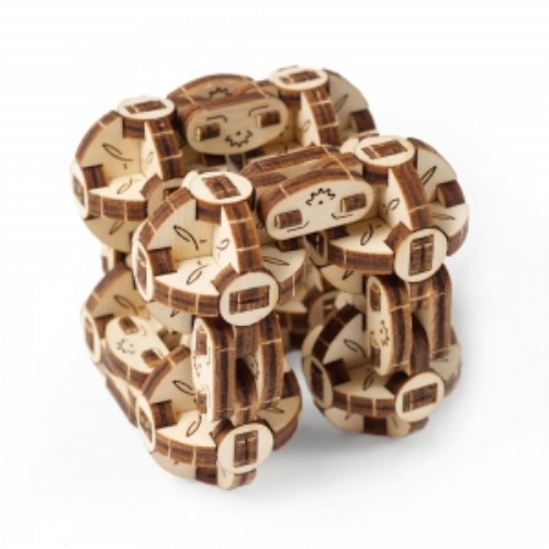 네모네 - 플렉시 큐브 목재 모형 DIY 만들기