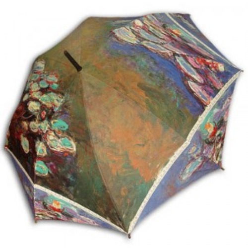 네모네 - 명화 모네 수련1 자동 우산