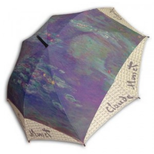 네모네 - 명화 모네 수련2 자동 우산