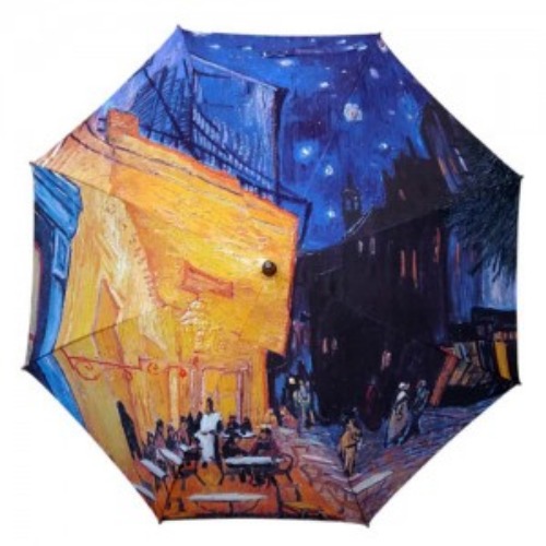 네모네 - 명화 고흐 카페테라스 전폭 우산(자동우산,3단자동,5단미니)